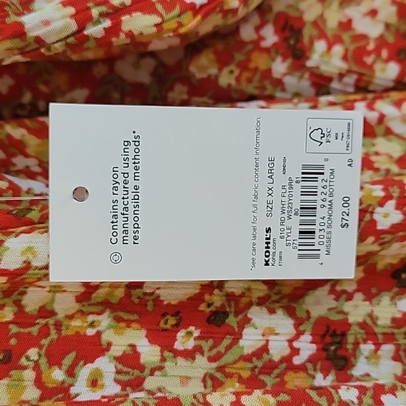 NWT Sonoma Goods Long-Sleeved Tiered Maxi Dress - Picture 8 of 12